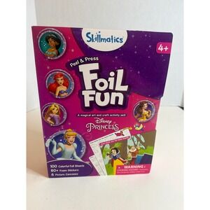 Skillmatics Foil Fun Disney Princess Peel & Press Art Activity Set Ages 4+ NEW
